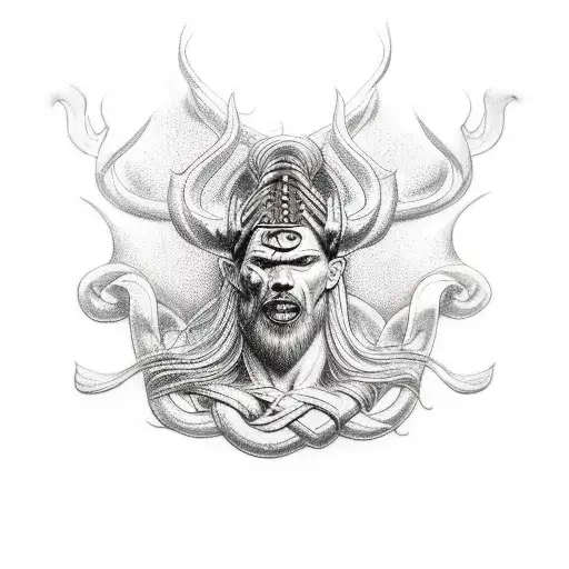 Nordic mythology  tattoo design idea