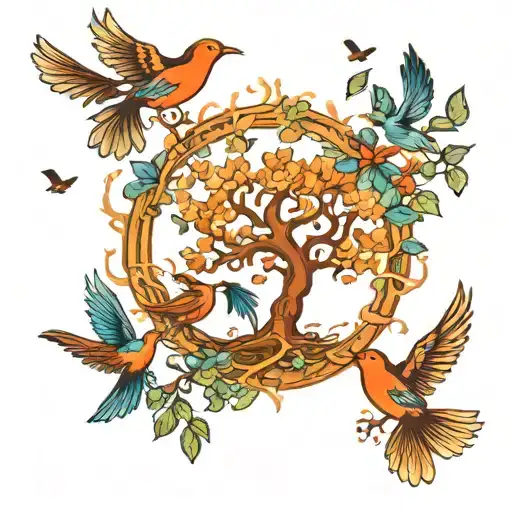 311+ Tree With Birds Flying Away Tattoo Ideas in 2026 - BlackInk AI