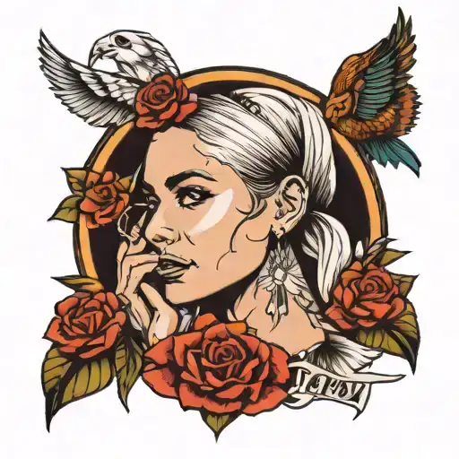 AOC and Tomi Lahren tattoo design idea