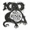 No Risk No Story tattoo design idea