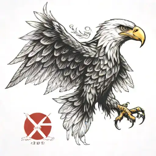 Eagle poland patriotism infused tattoo design idea
