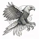 Eagle poland patriotism infused tattoo design idea