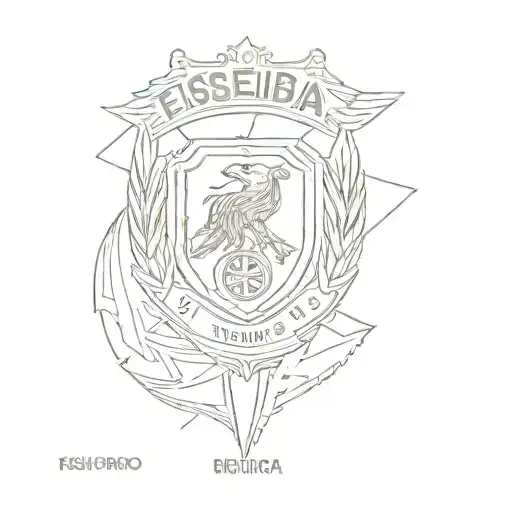 Eusebio Benfica logo tattoo design idea