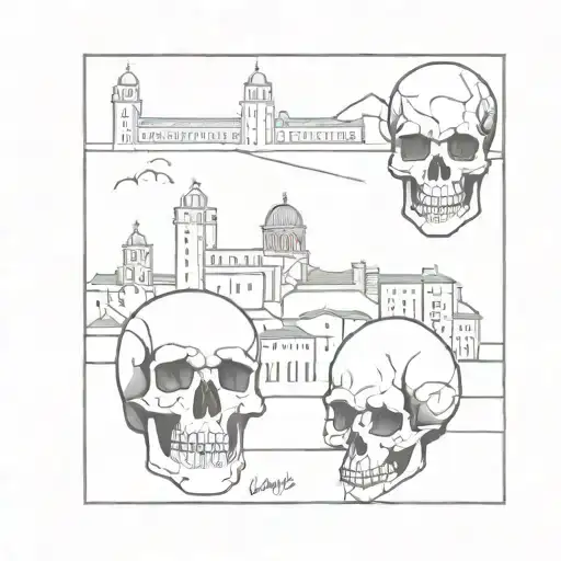 city cordoba in spain skulls 4 tattoo design idea