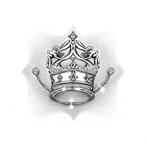 music notes, diamonds, king crown, "How I'd love to dance with my Father again" tattoo design idea
