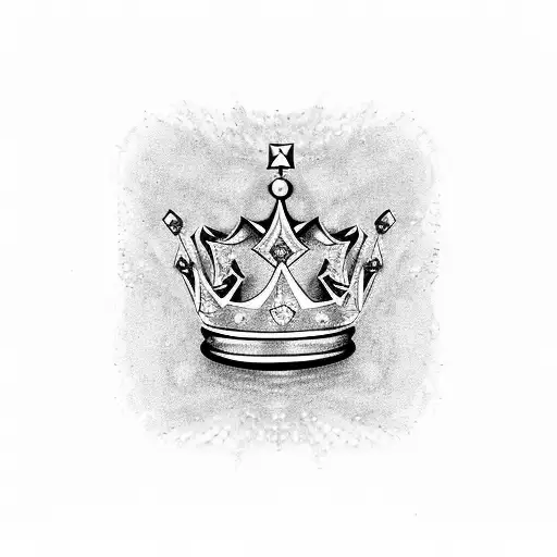 mudic notes, diamonds, king crown, "How I'd love to dance with my Father again" tattoo design idea