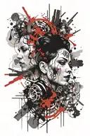 Kimber and Remi tattoo design idea