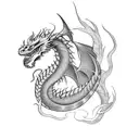 book turning into a dragon tattoo design idea