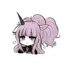 Goth Unicorn tattoo design idea