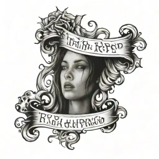 skin rip with quote everything happens for a reason tattoo design idea