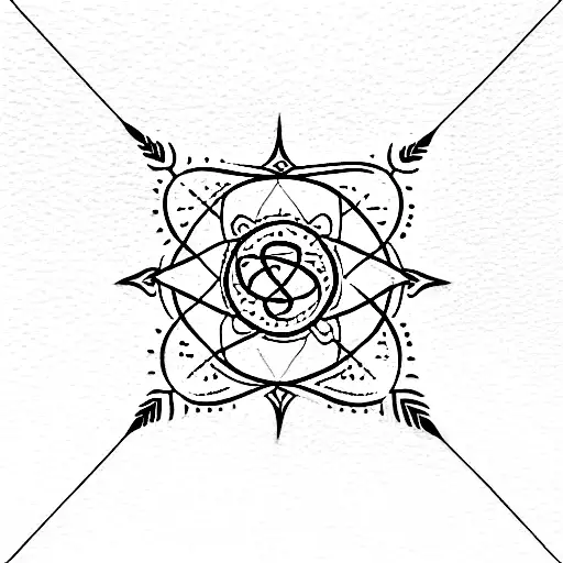 everything happens for a reason in Sanskrit  tattoo design idea