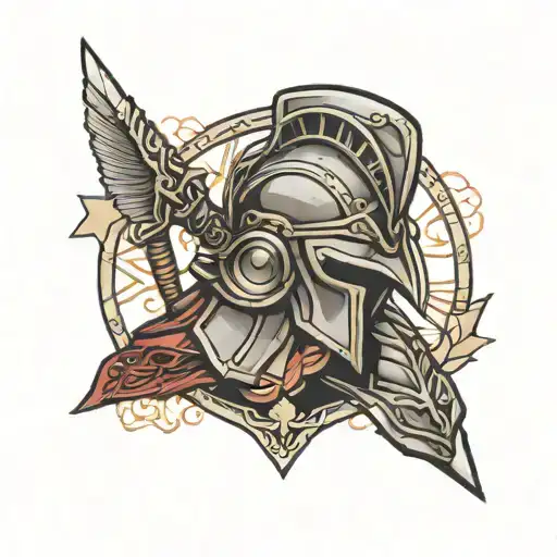 gladiator tattoo design idea
