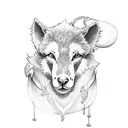 good shepherd tattoo design idea