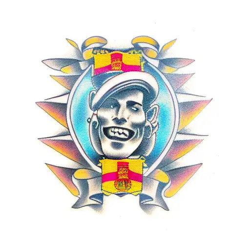 Spain  tattoo design idea