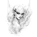 water element, aquarius tattoo design idea