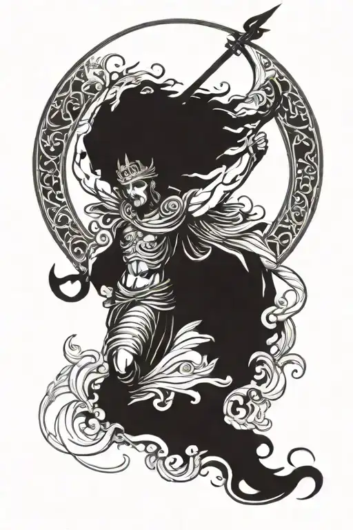 Greek mythology tattoo design idea