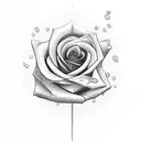 Letters '999' with something like a rose or another symbol. 999 stands for turning bad things into a positive thing tattoo design idea