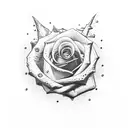 Letters '999' with something like a rose or another symbol. 999 stands for turning bad things into a positive thing tattoo design idea