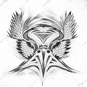 eagle tattoo design idea