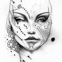 human tattoo design idea