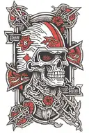 Kansas City Chiefs In a Cross tattoo tattoo design idea