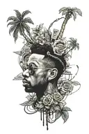 90s hiphop tattoo design idea