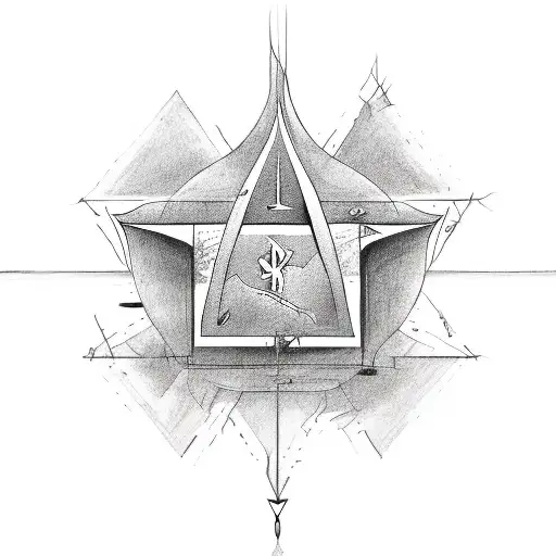 John 14:6 with triangle tattoo design idea