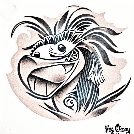 Hei Hei the chicken from Moana tattoo design idea