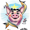 pua the pig from Moana tattoo design idea