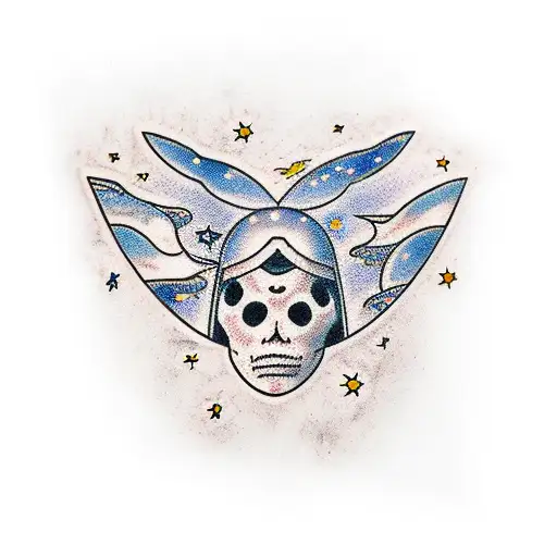Milky Way  tattoo design idea