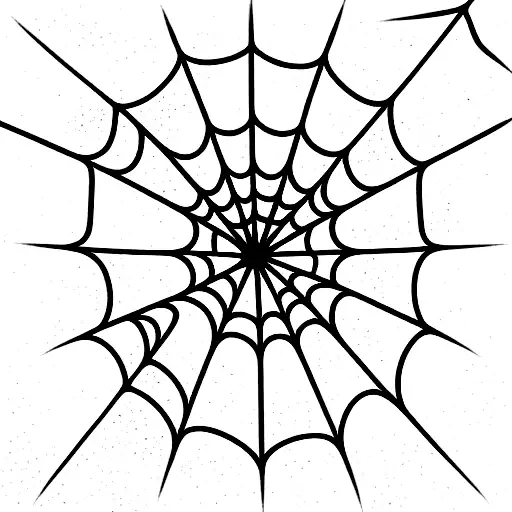 Spider Web tattoo design idea
