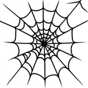 Spider Web tattoo design idea