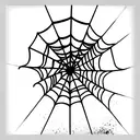 Spider Web tattoo design idea