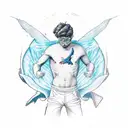 Icarus tattoo design idea