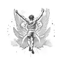 Icarus tattoo design idea