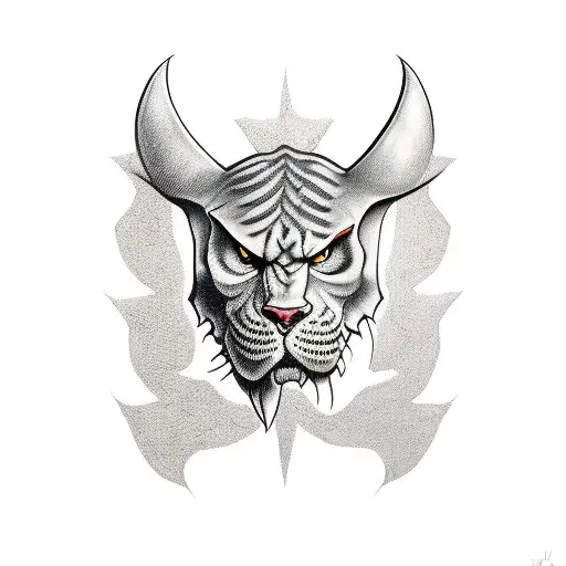 pantera tattoo design idea