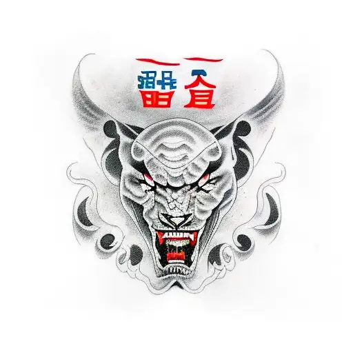 pantera negra tattoo design idea