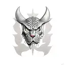 pantera tattoo design idea