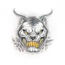 pantera tattoo design idea