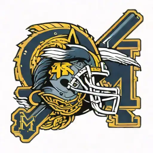 Michigan Wolverines tattoo design idea