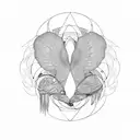 Eros and Psyche  tattoo design idea