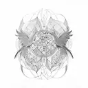 Eros and Psyche  tattoo design idea