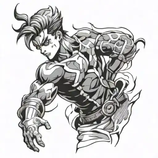 jojo bizarre adventure tattoo design idea