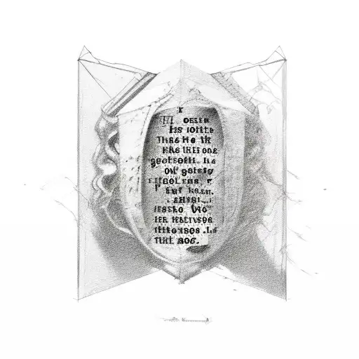 the text,, if nothing can be given" underneath the philosophers stone and under that the text ,, nothing can be given" tattoo design idea