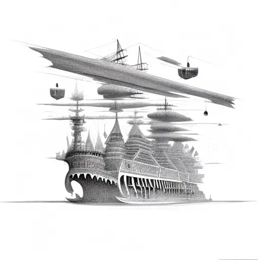 Noah's ark tattoo design idea