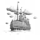 Noah's ark tattoo design idea