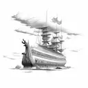 Noah's ark tattoo design idea