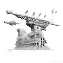 Noah's ark tattoo design idea
