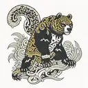 Tai Lung Kun Fu Bear tattoo design idea