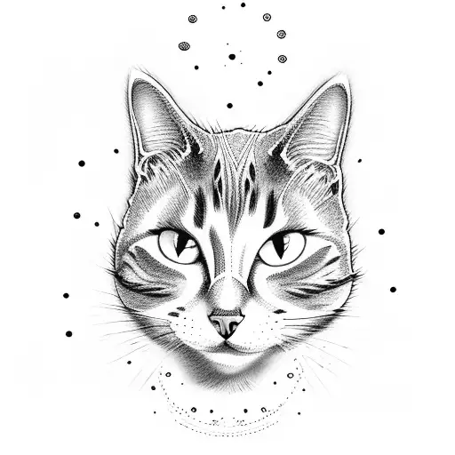 cats named Olaf and daisy tattoo design idea